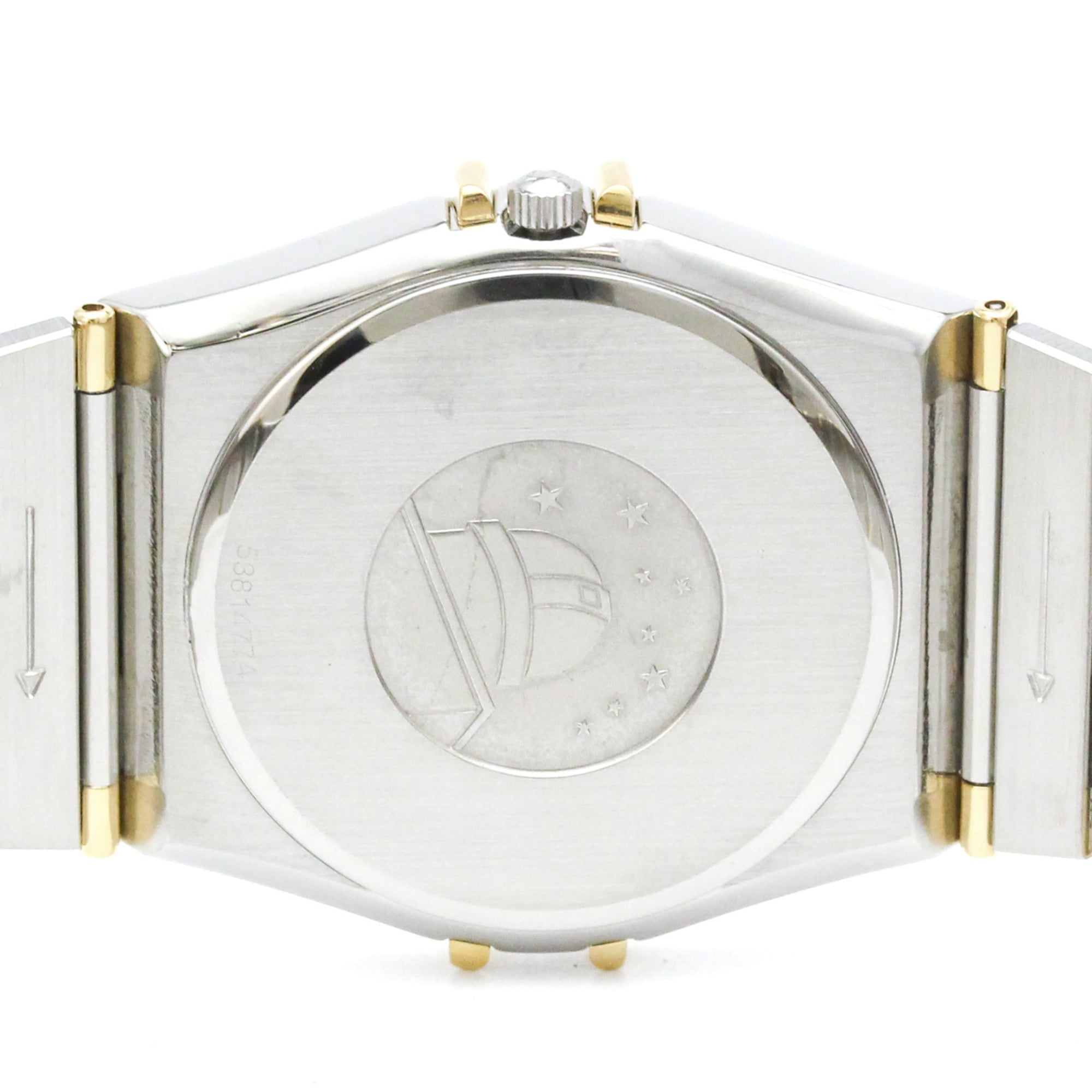 Omega Constellation Quartz Stainless Steel And Yellow Gold Watch (Pre-Owned)