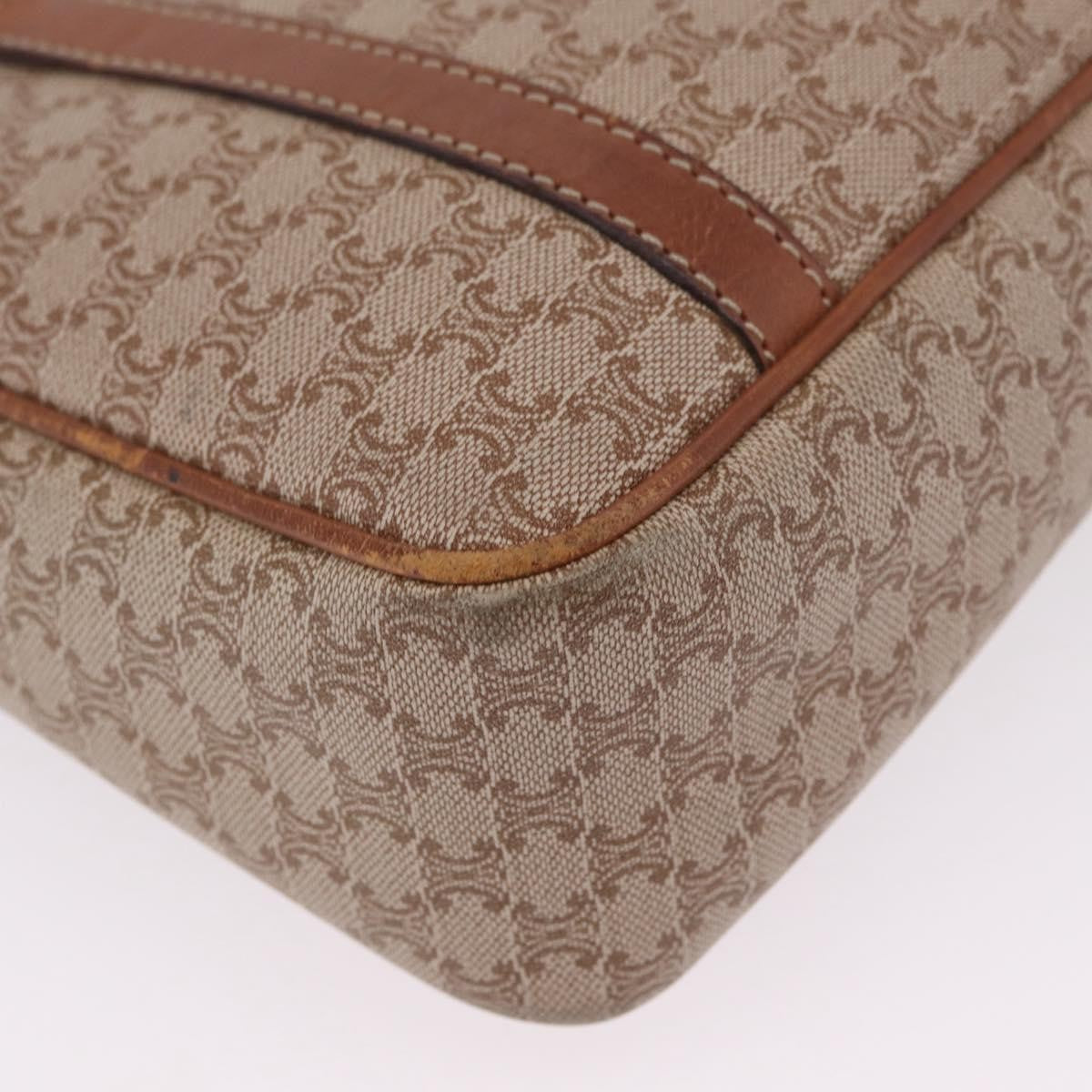Celine Tote Canvas Beige Canvas Tote Bag Bag (Pre-Owned)