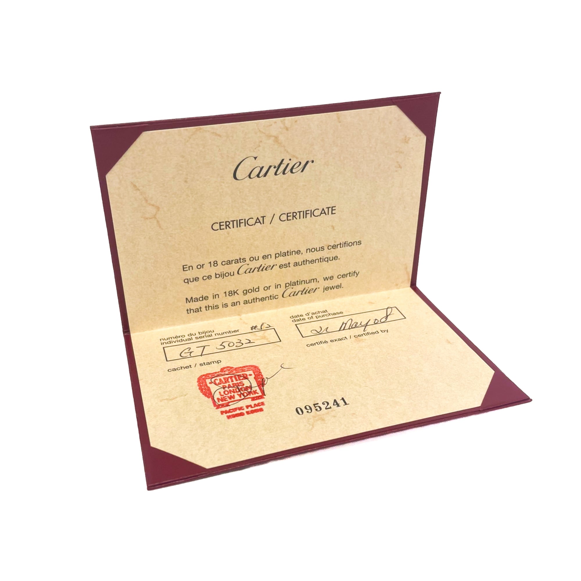 Cartier Trinity 18K Tricolor Gold Gold Gold Ring Jewelry (Pre-Owned)