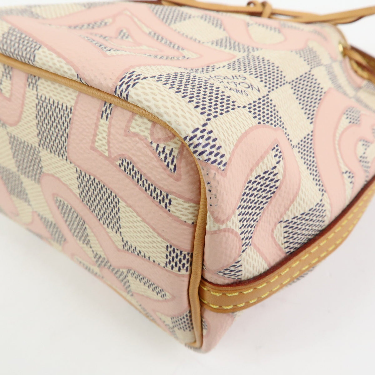 Louis Vuitton Noe Limited Edition Damier Tahitienne White Canvas Shoulder Bag Bag (Pre-Owned)
