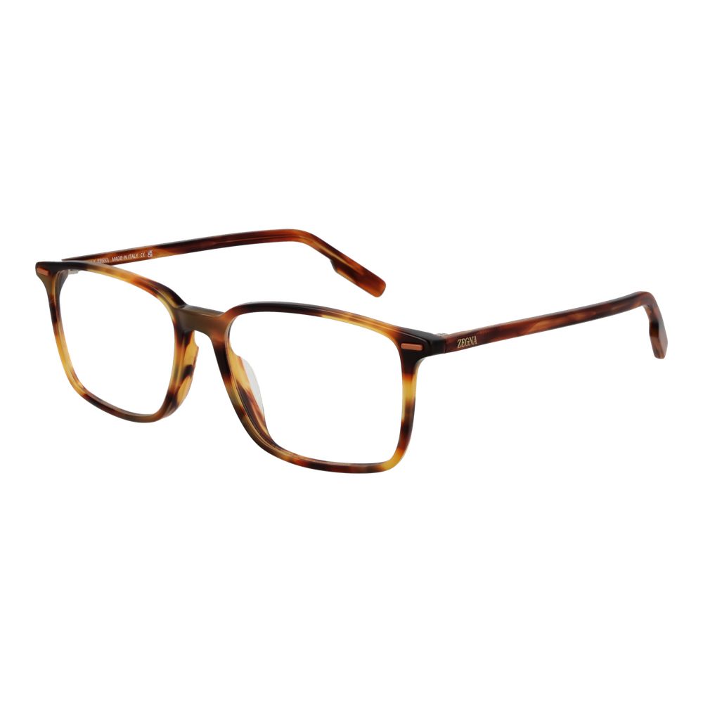 Ermenegildo Zegna Brown Acetate Glasses  (Frames)