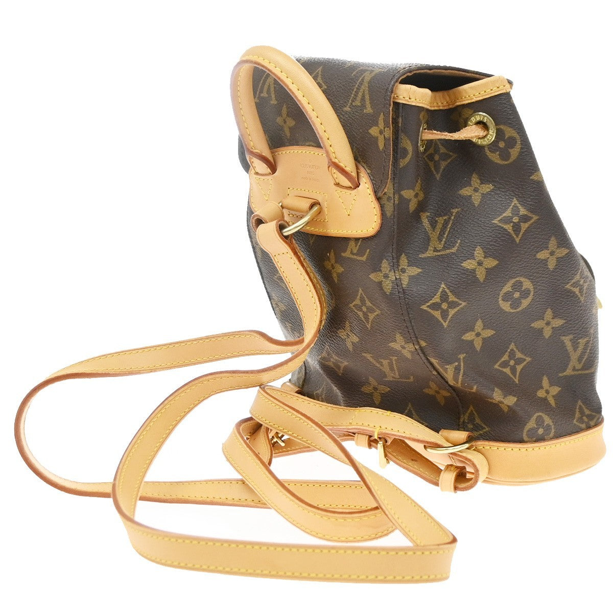 Louis Vuitton Montsouris Nnm Monogram Canvas Brown Canvas Backpack Bag (Pre-Owned)