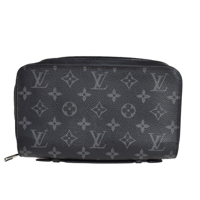 Louis Vuitton Zippy Xl Black Canvas Wallet (Pre-Owned)