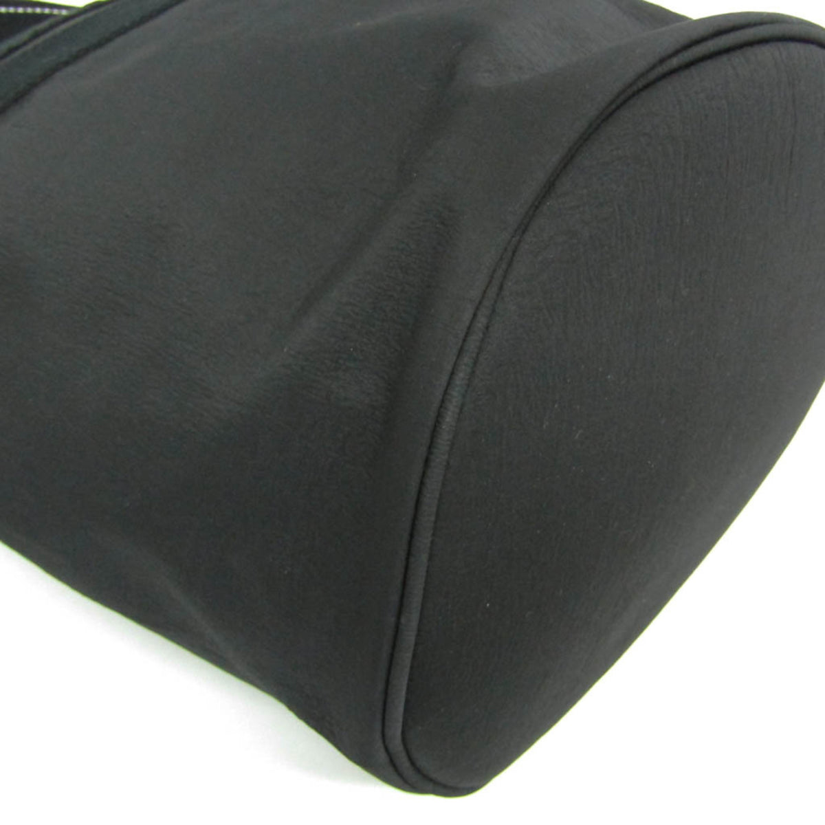 Bottega Veneta Paper Touch Bucket Nylon With Mesh Black Nylon Shoulder Bag Bag (Pre-Owned)