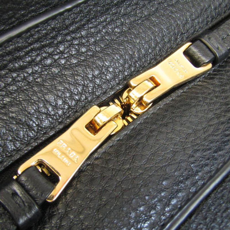 Prada Black Leather Handbag (Pre-Owned)