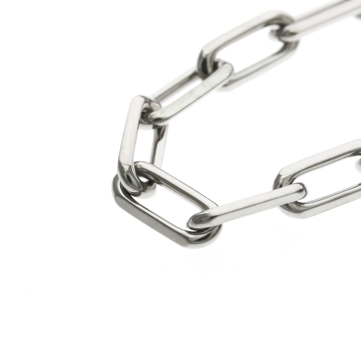 Cartier Santos De Cartier 18K White Gold Silver White_Gold Bracelet Jewelry (Pre-Owned)