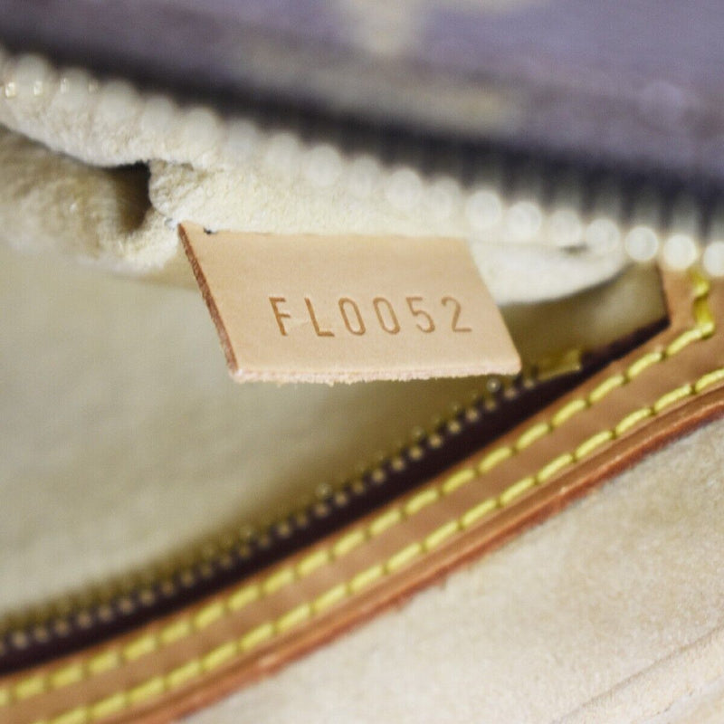 Louis Vuitton Looping Mm Brown Canvas Shoulder Bag (Pre-Owned)