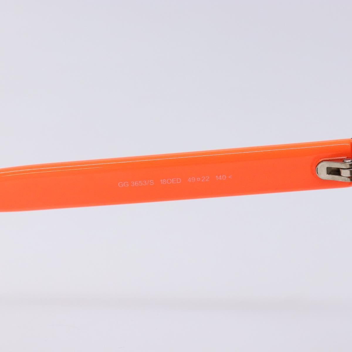 Gucci Eyewear Sunglasses Orange Plastic Sunglasse Accessory (Pre-Owned)