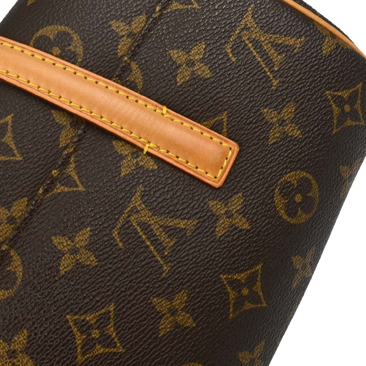 Louis Vuitton Sonatine Monogram Canvas Brown Canvas Handbag (Pre-Owned)