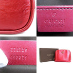 Gucci Red Leather Clutch Bag (Pre-Owned)