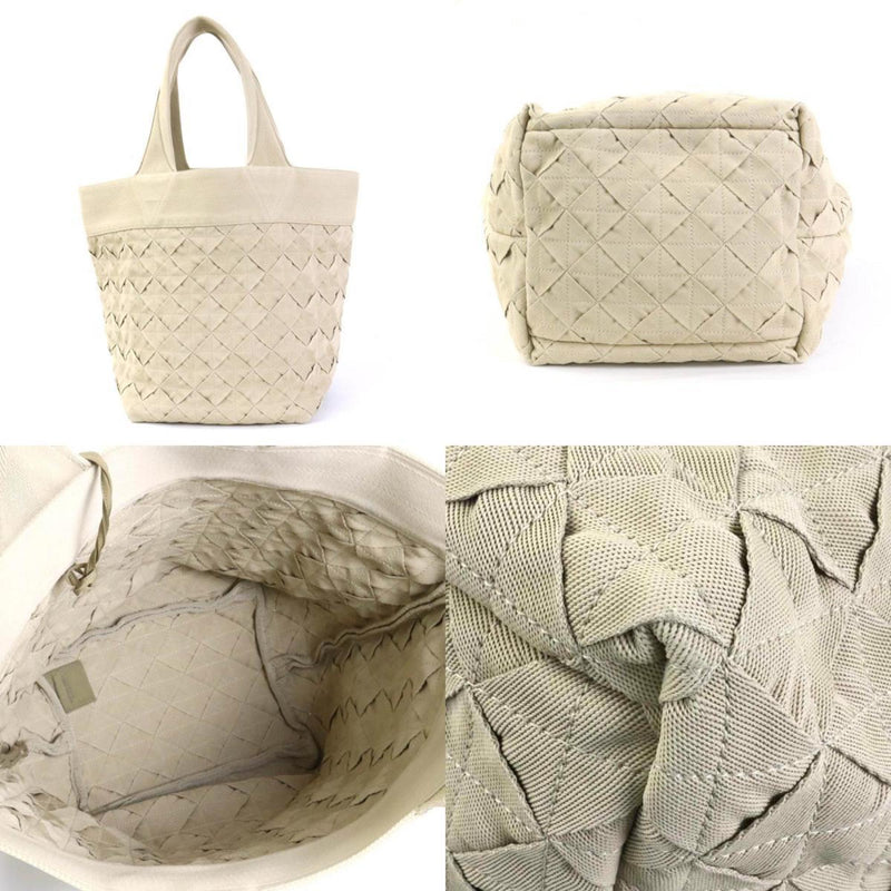 Bottega Veneta Intrecciato White Synthetic Handbag (Pre-Owned)