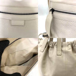 Bottega Veneta Ecru Leather Backpack Bag (Pre-Owned)