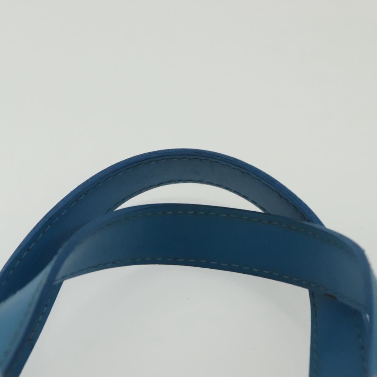 Louis Vuitton Plage Lagoon Bay Vinyl Epi Leather Blue Leather Bag (Pre-Owned)