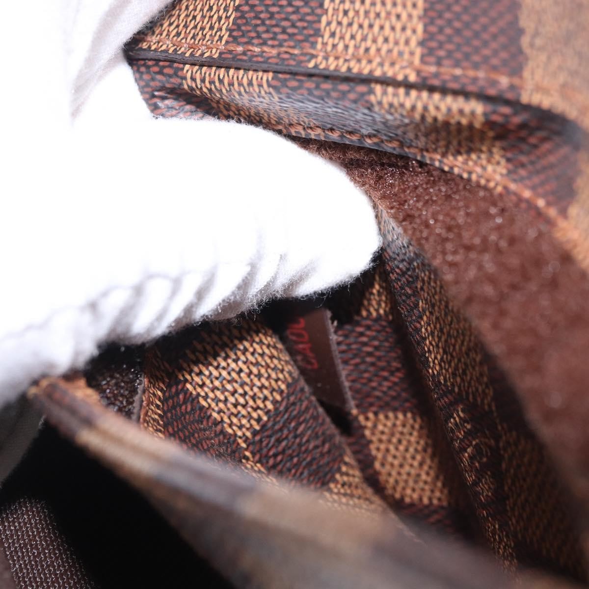 Louis Vuitton Geronimos Damier Brown Canvas Clutche & Pouche Bag (Pre-Owned)