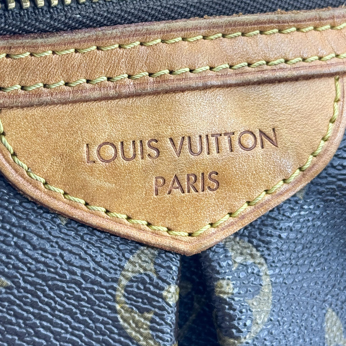 Louis Vuitton Palermo Monogram Canvas Brown Canvas Tote Bag Bag (Pre-Owned)