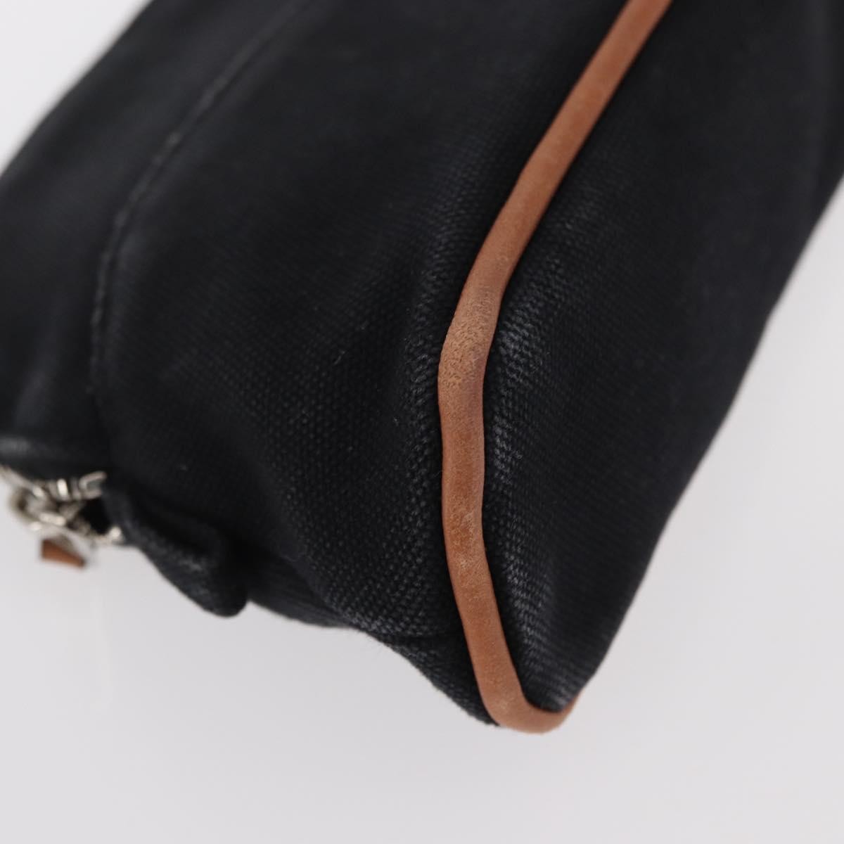 Hermes Bolide Travel Canvas Black Canvas Clutche & Pouche Bag (Pre-Owned)
