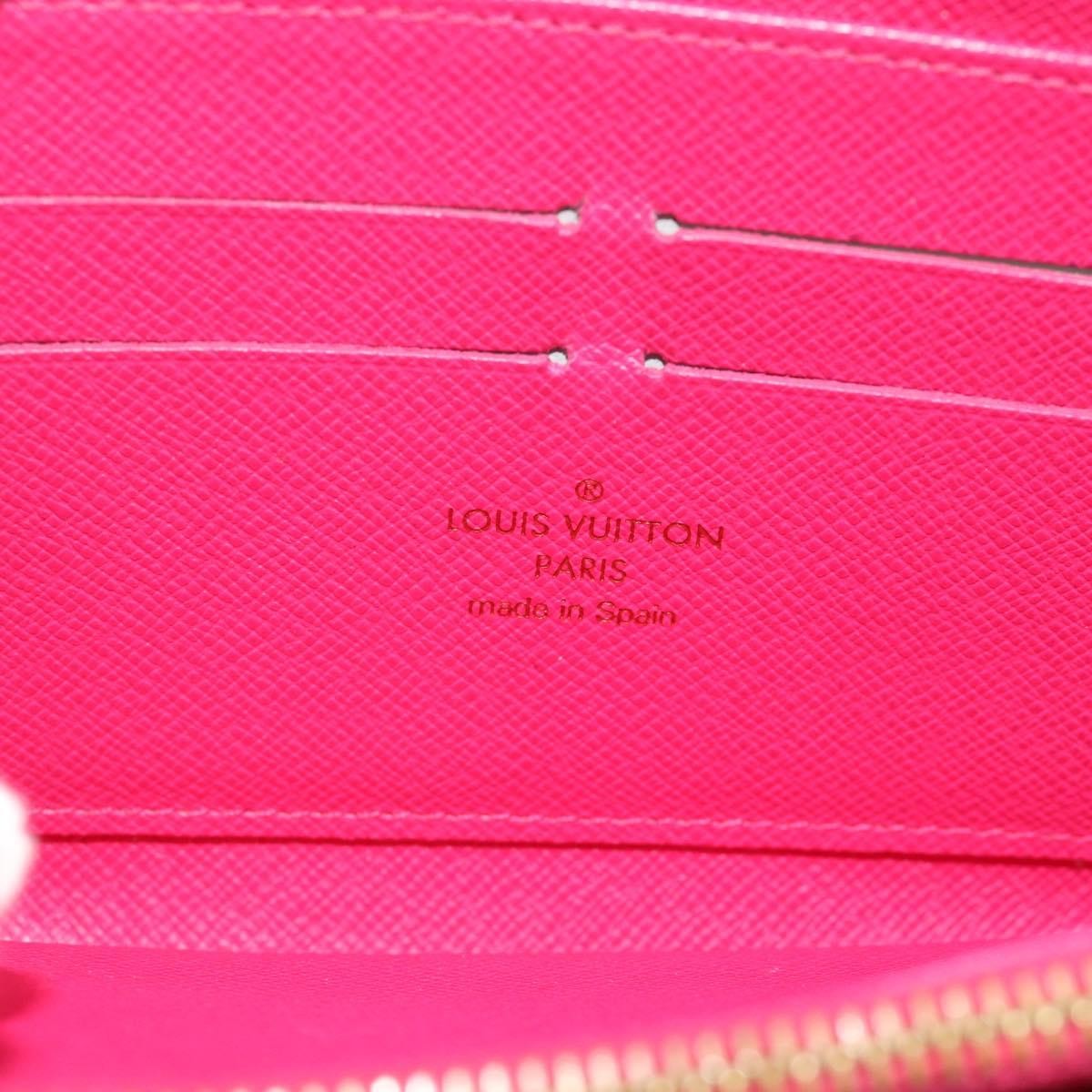 Louis Vuitton Aerogram Zippy Leather Black Canvas Wallets Accessory (Pre-Owned)