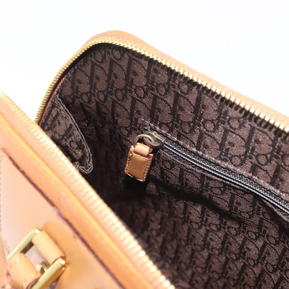 Christian Dior Street Chic Uptown Alligator Brown Leather Handbag (Pre-Owned)