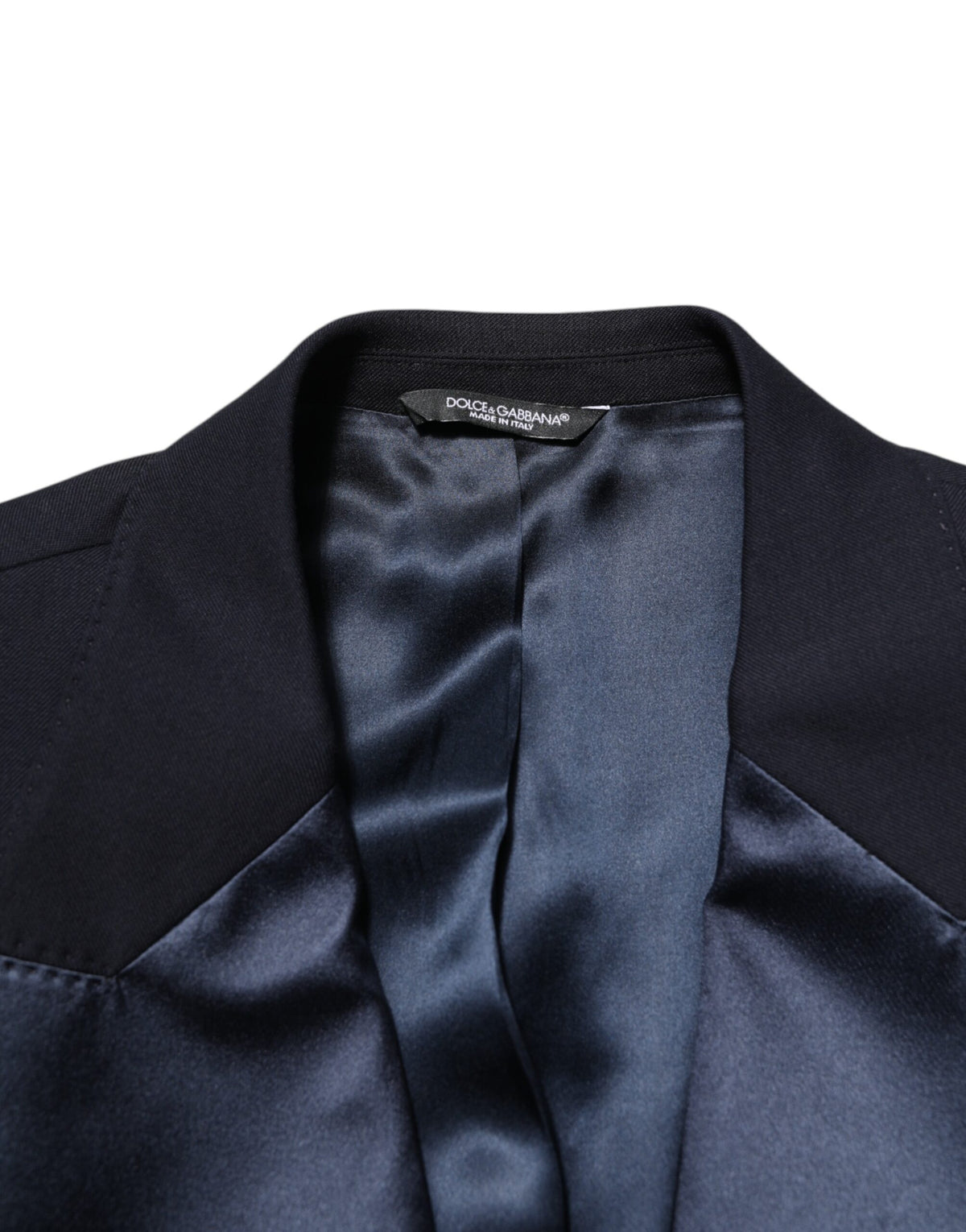 Dolce & Gabbana Dark Blue 3 Piece Wool Silk Blend Suit Men's SICILIA (Pre-Owned)