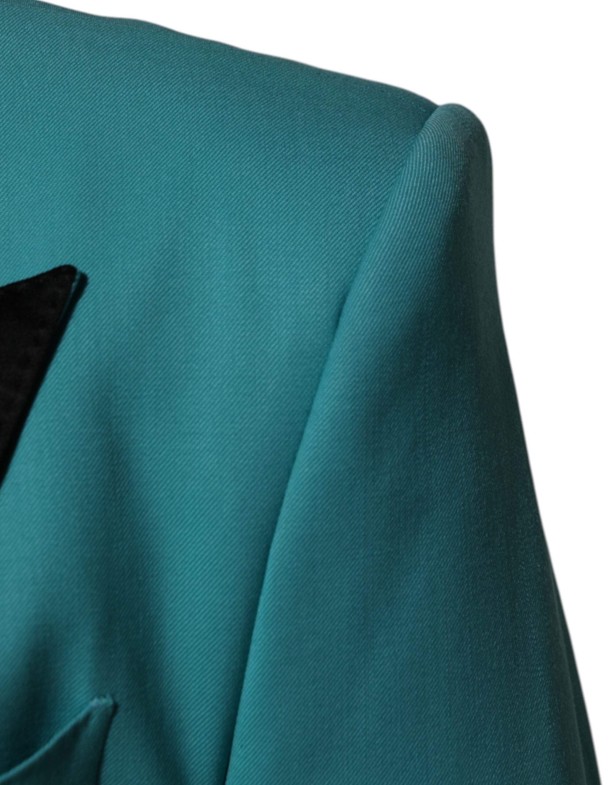 Dolce & Gabbana Cyan 3 Piece Wool Silk Blend Suit Men's SICILIA (Pre-Owned)