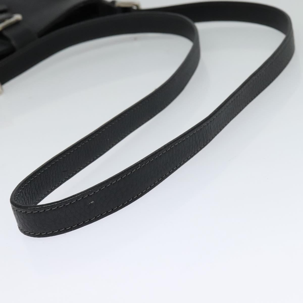 Loewe Vintage Leather Black Leather Shoulder Bag Bag (Pre-Owned)