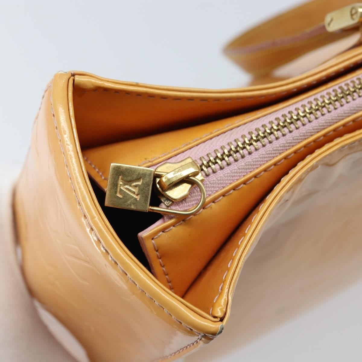 Louis Vuitton Columbus Monogram Vernis Beige Patent_Leather Tote Bag Bag (Pre-Owned)