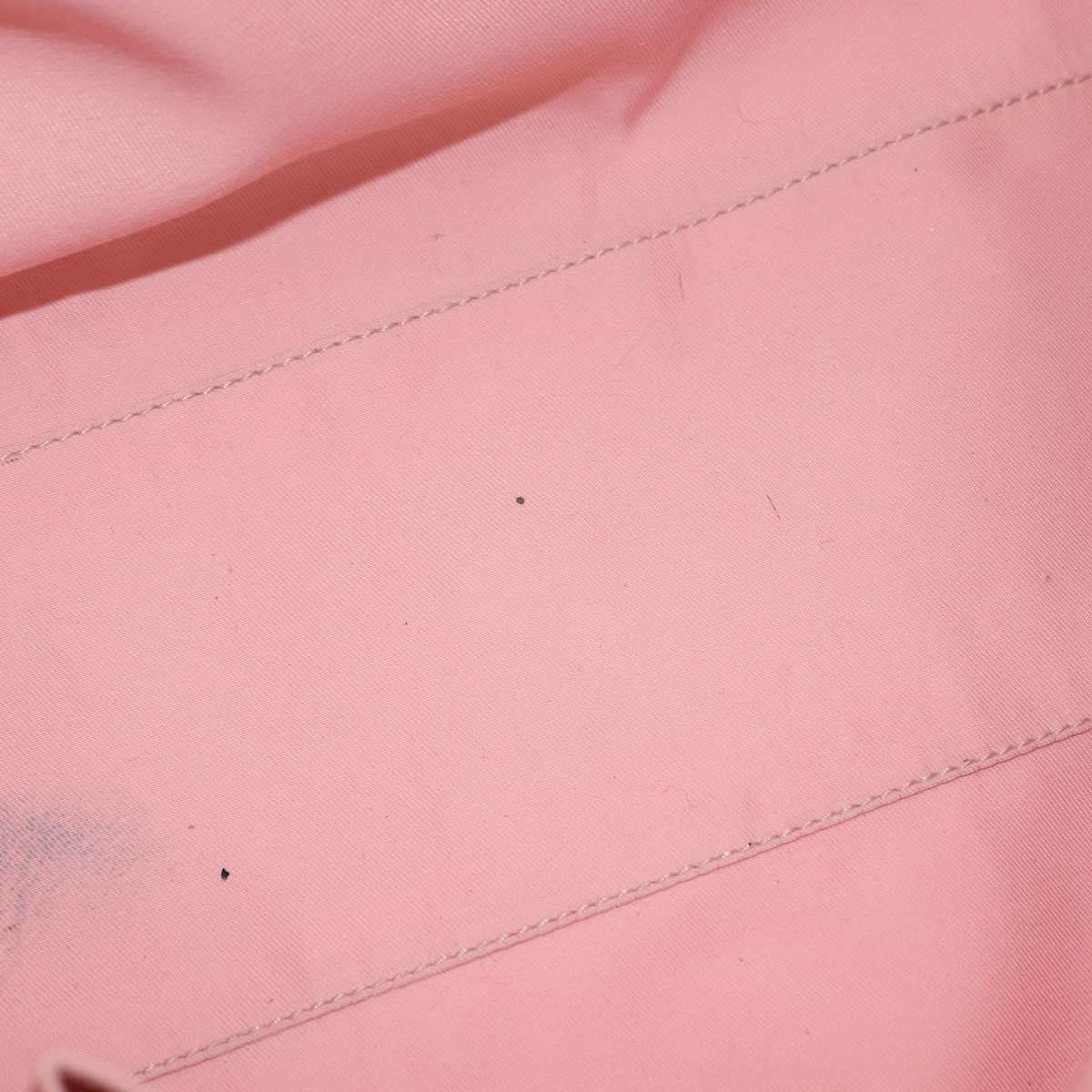 Gucci Web Handle Buckle Tote Gg Canvas And Leather Pink Canvas Tote Bag Bag (Pre-Owned)