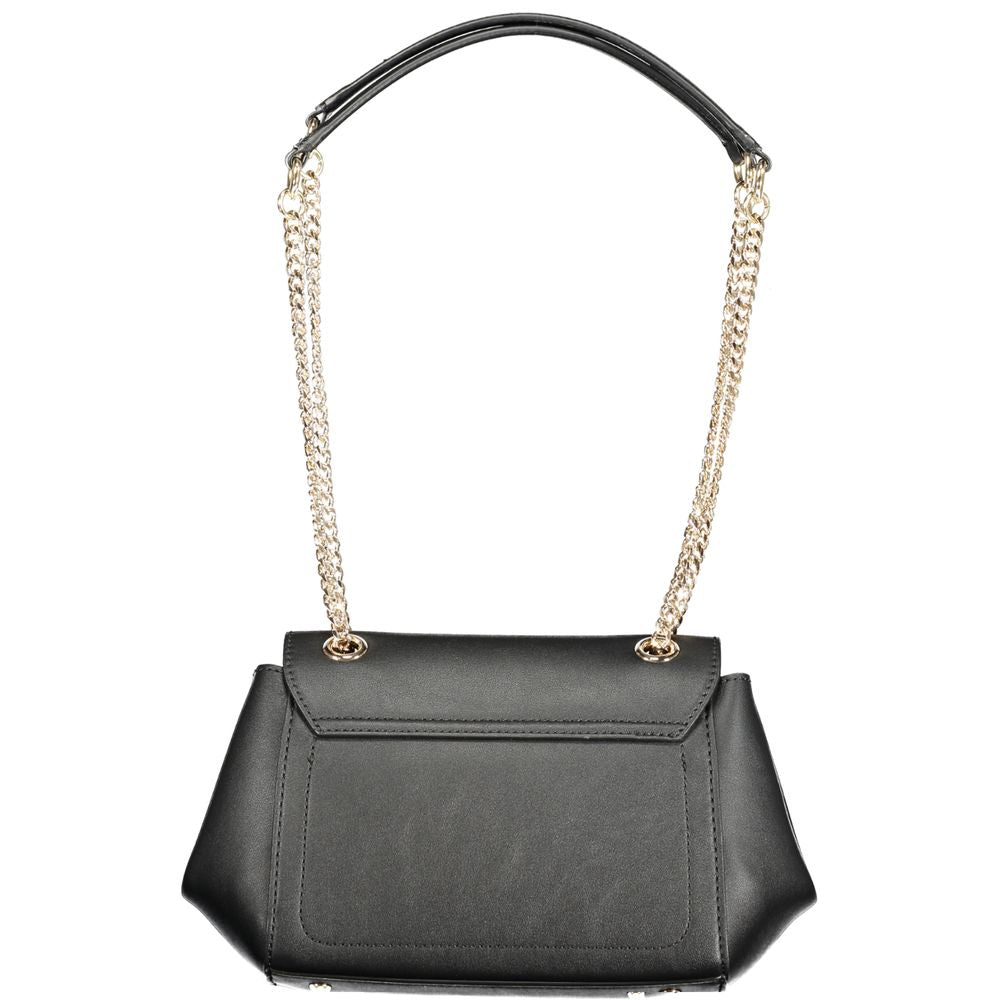 Guess Jeans Nero Poliuretano Women Women's Handbag