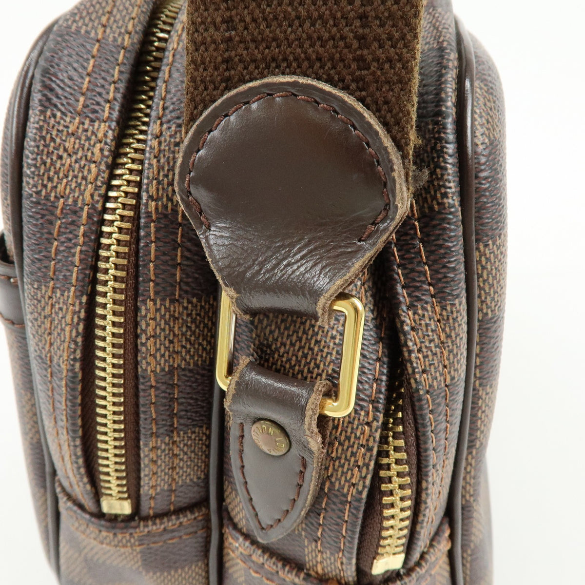 Louis Vuitton Reporter Damier Brown Canvas Shoulder Bag Bag (Pre-Owned)