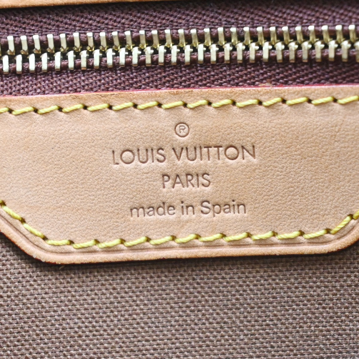 Louis Vuitton Batignolles Monogram Canvas Brown Canvas Tote Bag Bag (Pre-Owned)