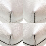 Fendi Selleria Silver Leather Tote Bag (Pre-Owned)