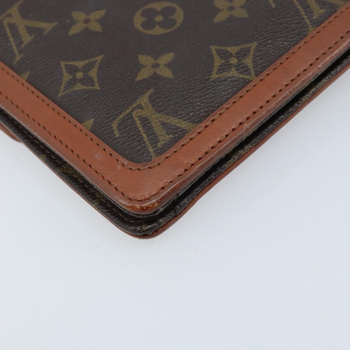 Louis Vuitton Dame Pochette Monogram Canvas Brown Canvas Clutche & Pouche Bag (Pre-Owned)