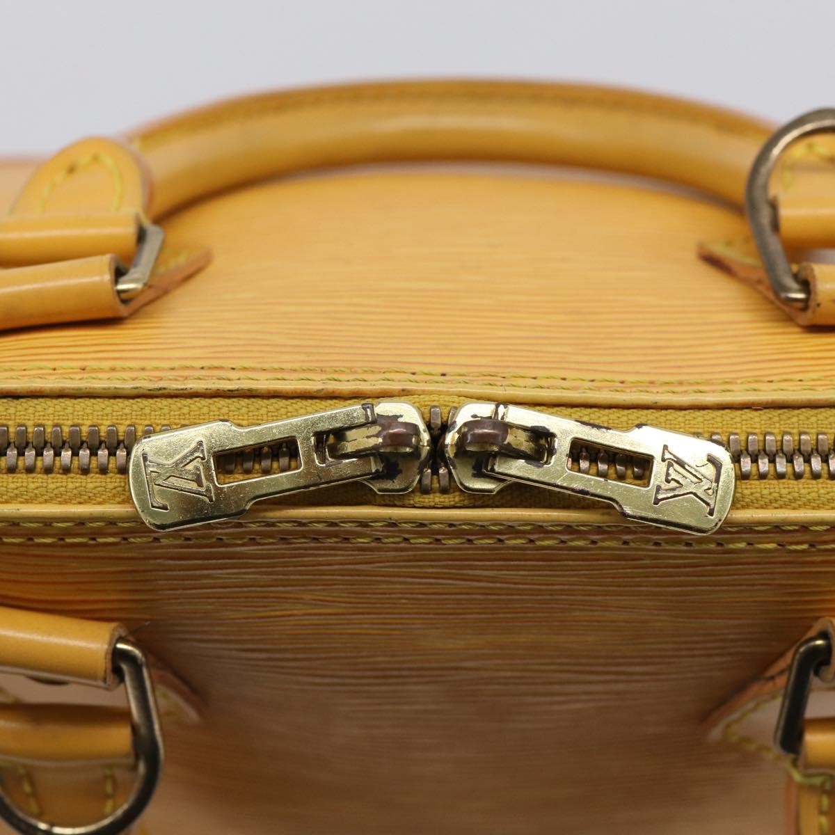 Louis Vuitton Vintage Alma Epi Leather Yellow Leather Handbag (Pre-Owned)