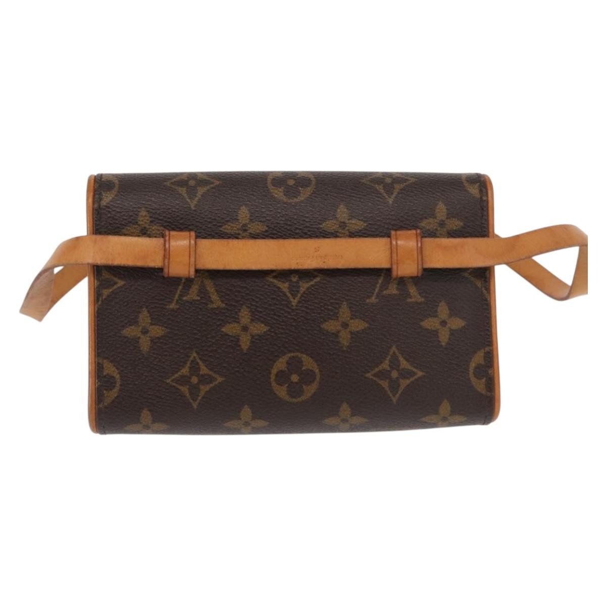 Louis Vuitton Florentine Waist Monogram Canvas Brown Canvas Handbag (Pre-Owned)