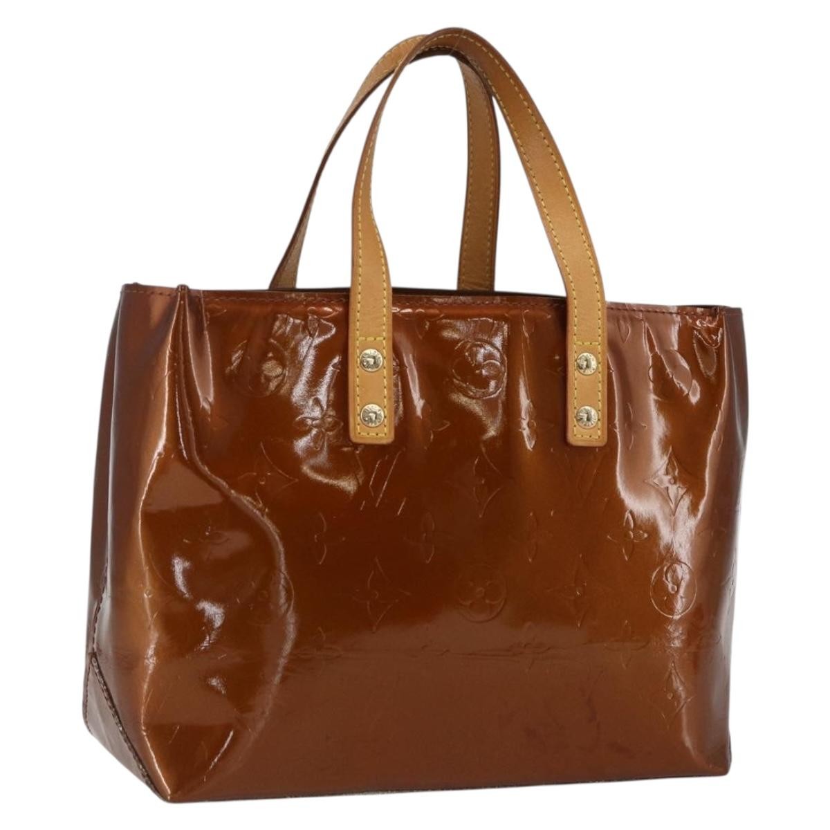 Louis Vuitton Reade Monogram Vernis Brown Patent_Leather Handbag (Pre-Owned)