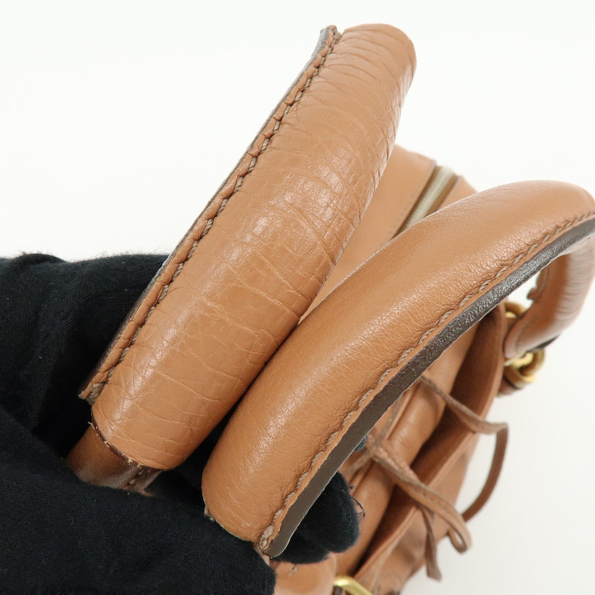 Chloe Paddington Leather Brown Leather Tote Bag Bag (Pre-Owned)