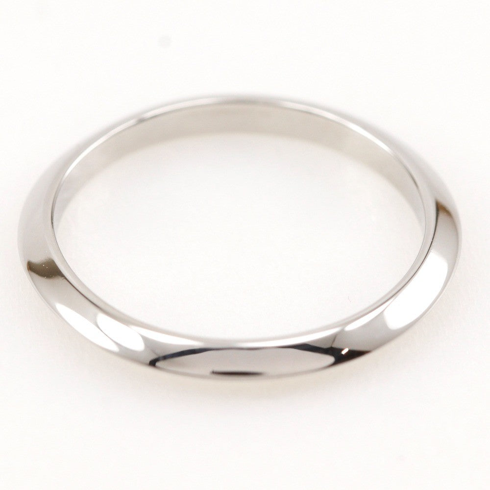 Tiffany & Co. Knife Edge Platinum Silver Platinum Ring Jewelry (Pre-Owned)