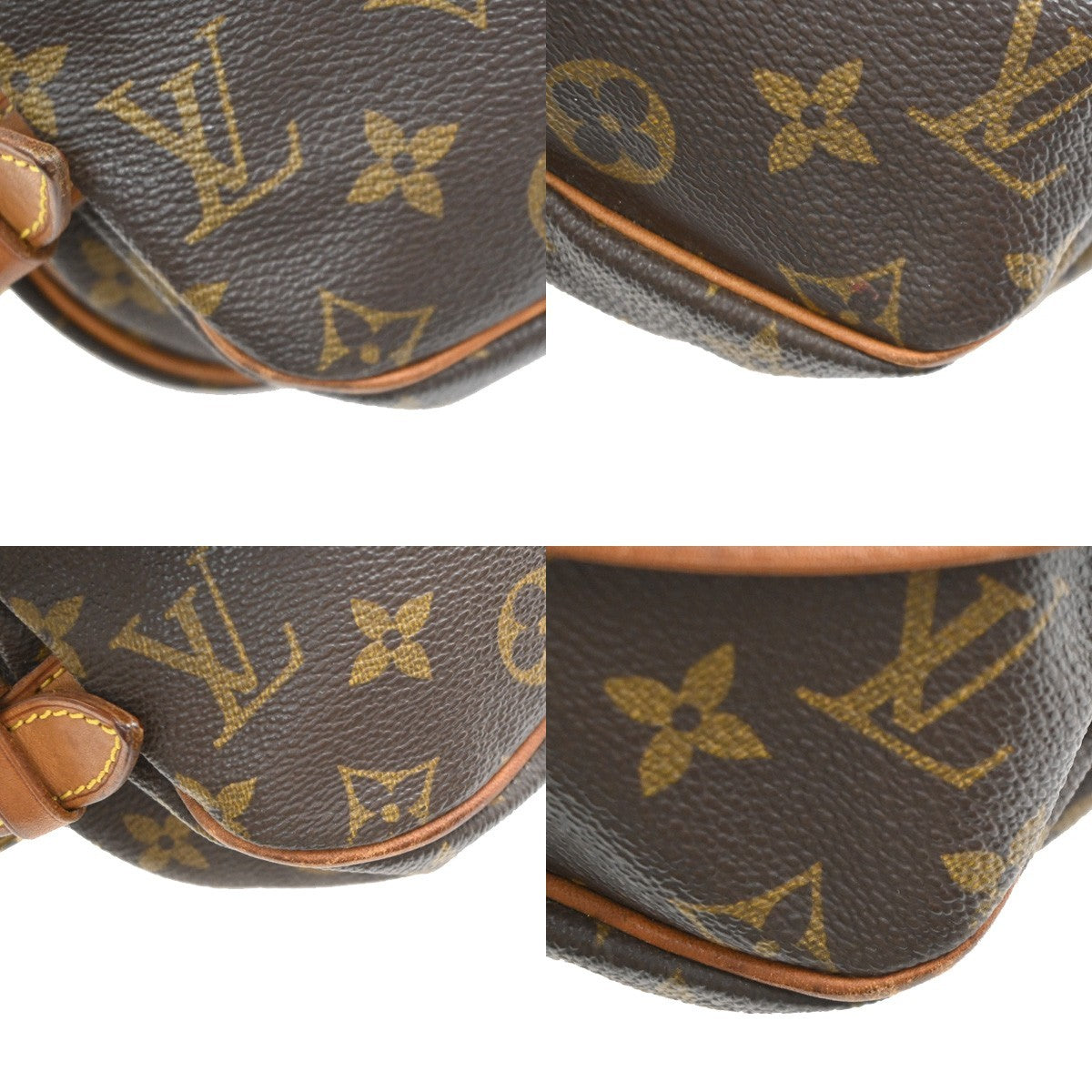 Louis Vuitton Saumur Monogram Brown Canvas Shoulder Bag Bag (Pre-Owned)