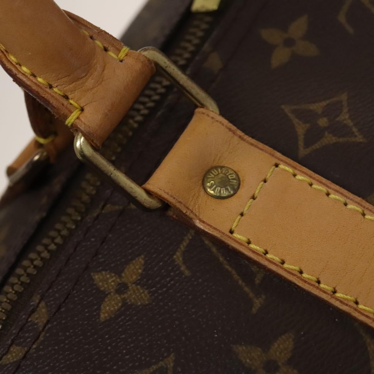 Louis Vuitton Keepall Monogram Canvas Brown Canvas Travel Bag Bag (Pre-Owned)