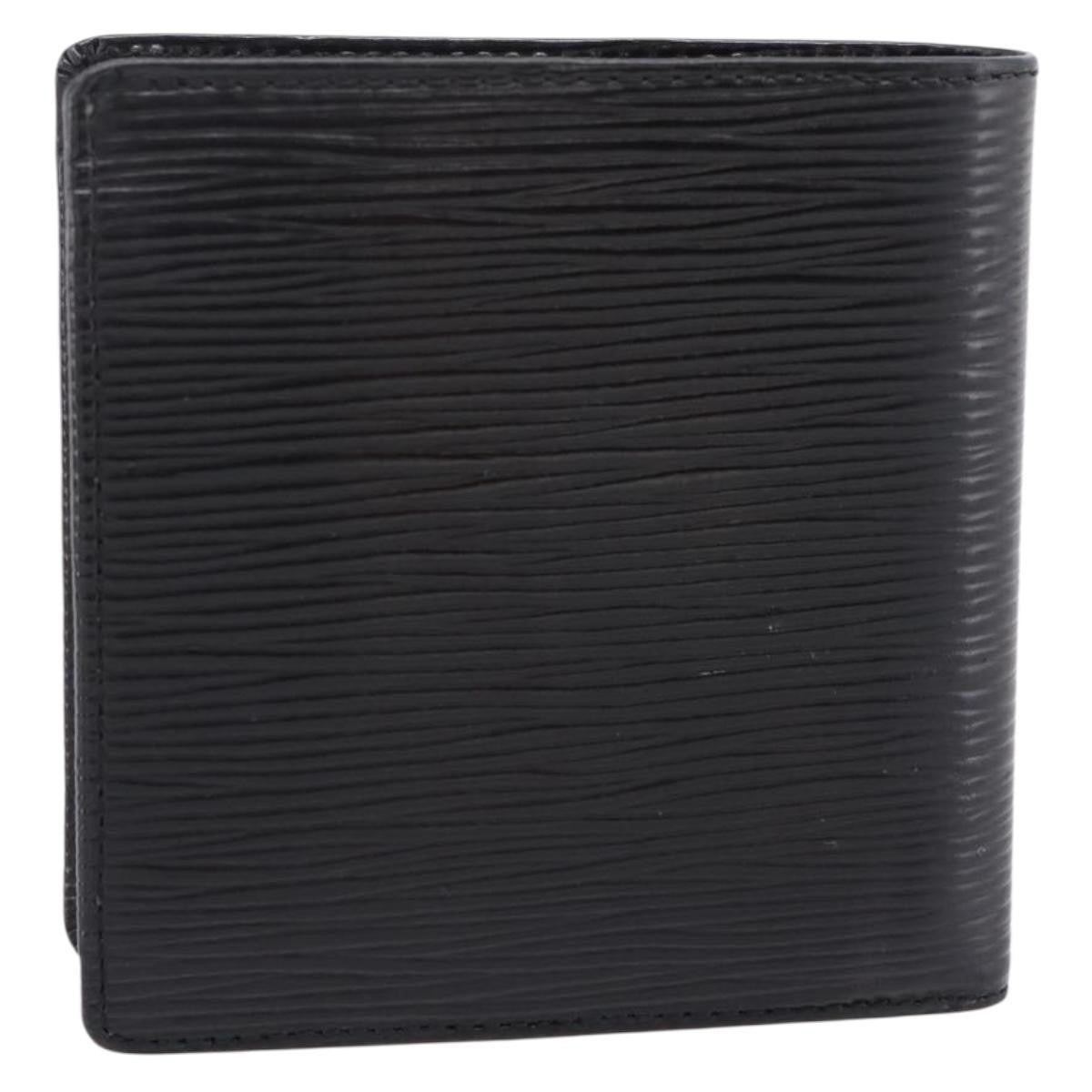 Louis Vuitton Marco Epi Leather Black Leather Wallets Accessory (Pre-Owned)