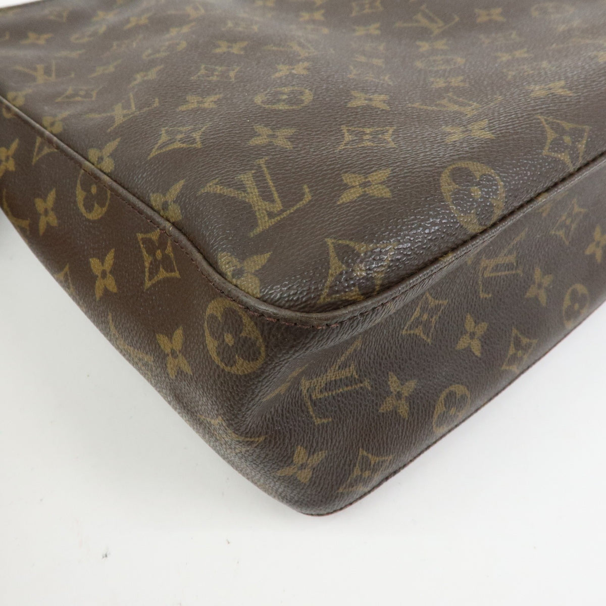Louis Vuitton Looping Monogram Canvas Brown Canvas Handbag (Pre-Owned)