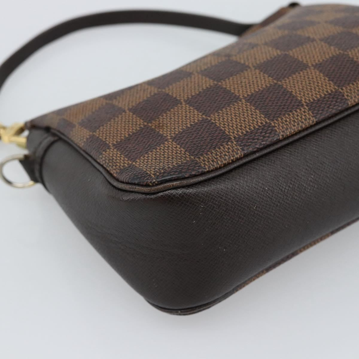 Louis Vuitton Trousse Make Up Damier Canvas Brown Canvas Clutche & Pouche Bag (Pre-Owned)