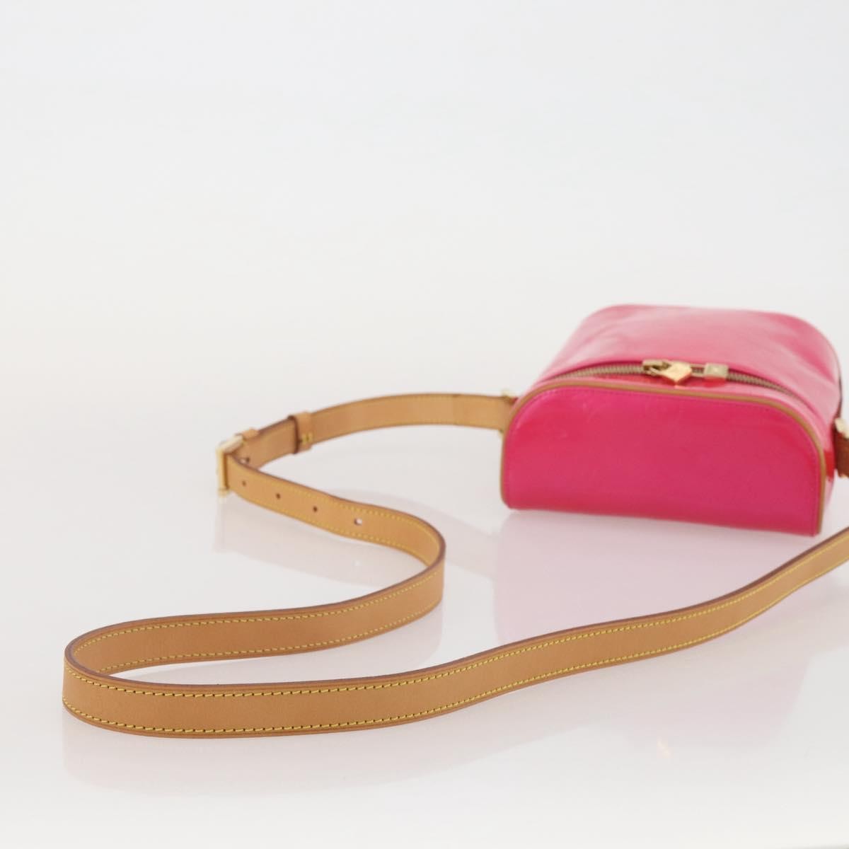 Louis Vuitton Sullivan Monogram Vernis Pink Patent_Leather Shoulder Bag Bag (Pre-Owned)