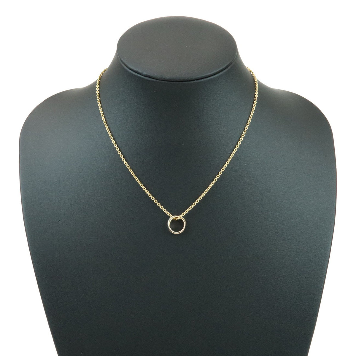 Cartier Trinity Choker 18K Tricolor Gold Gold Gold Necklace Jewelry (Pre-Owned)