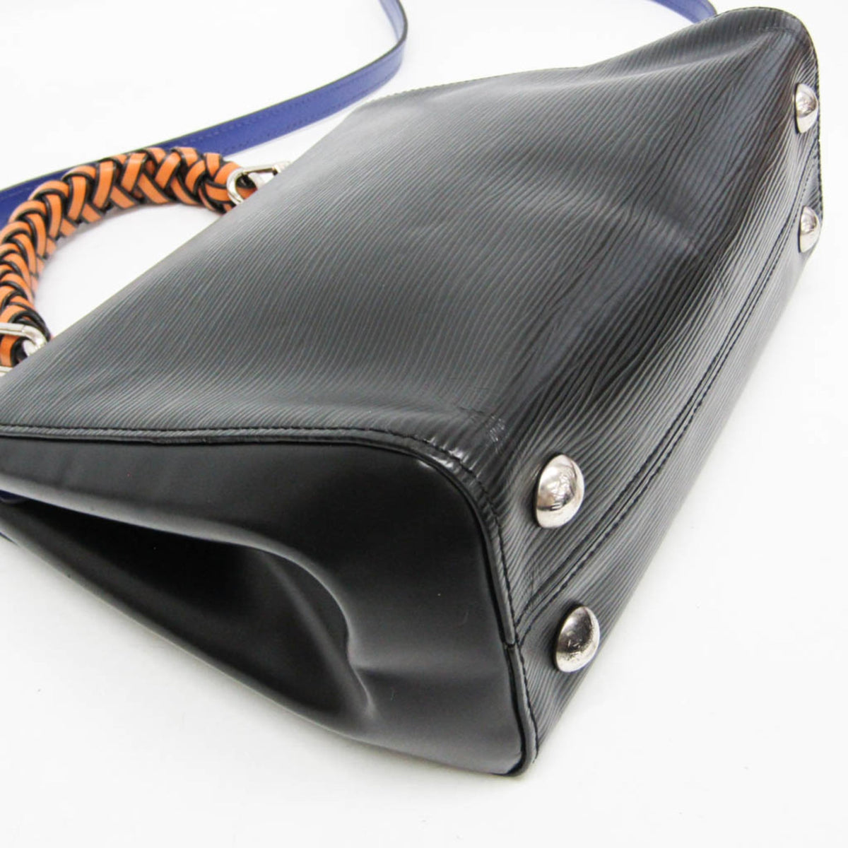Louis Vuitton Cluny Top Handle Epi Leather Black Leather Handbag (Pre-Owned)