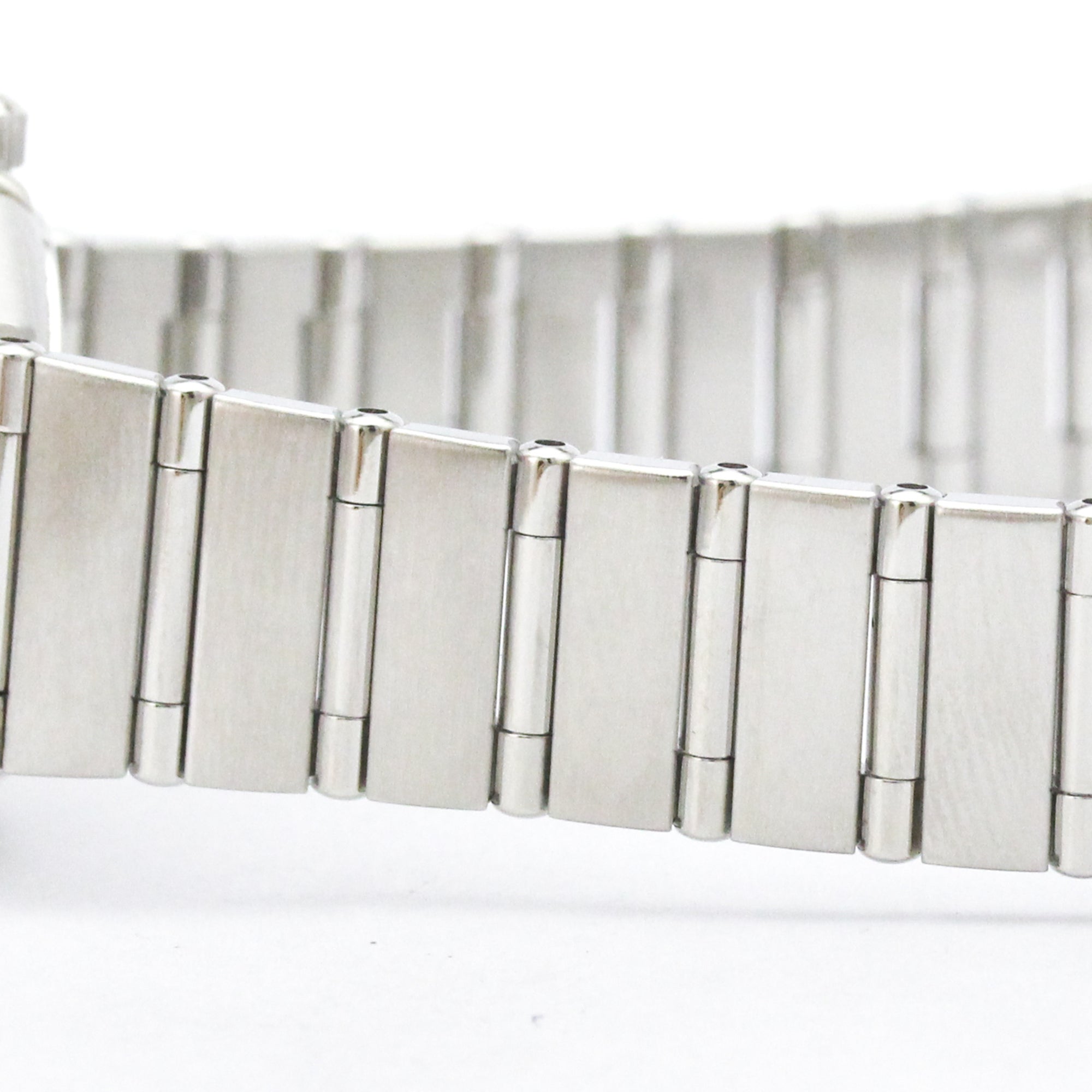 Omega Constellation Quartz Stainless Steel With Diamond Bezel And Markers Watch (Pre-Owned)