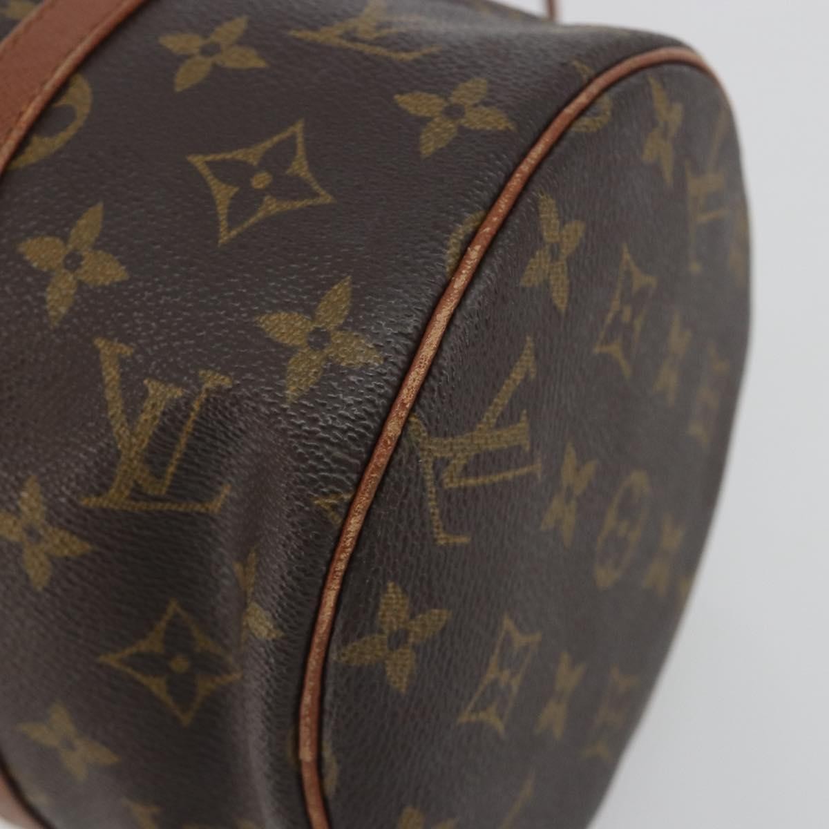 Louis Vuitton Papillon Monogram Brown Canvas Handbag (Pre-Owned)