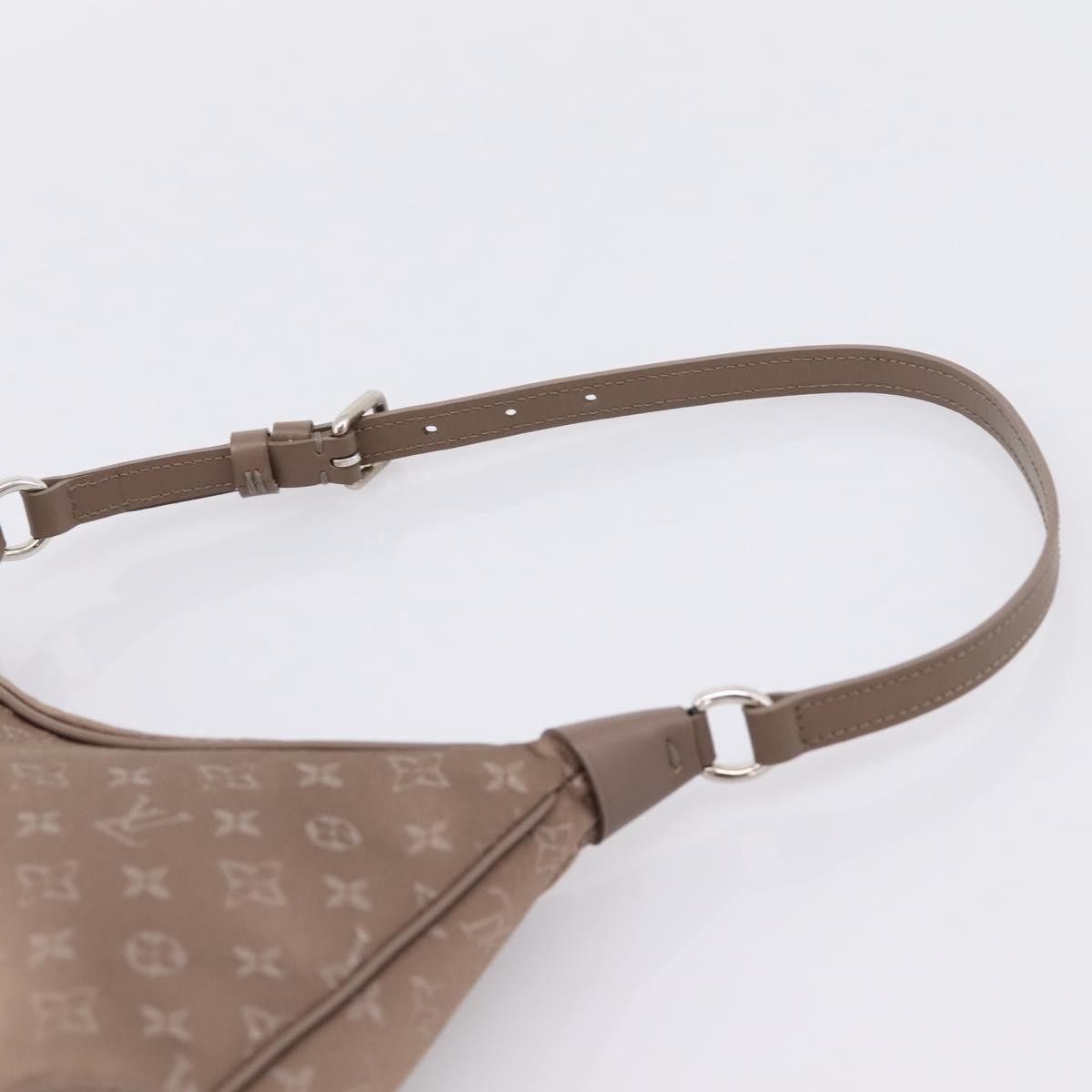 Louis Vuitton Boulogne Monogram Satin Beige Canvas Handbag (Pre-Owned)