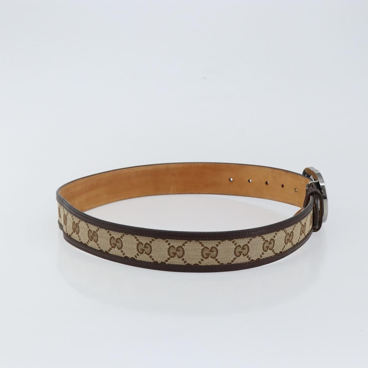 Gucci Interlocking G Belt Gg Canvas Beige Canvas Belts Accessory (Pre-Owned)
