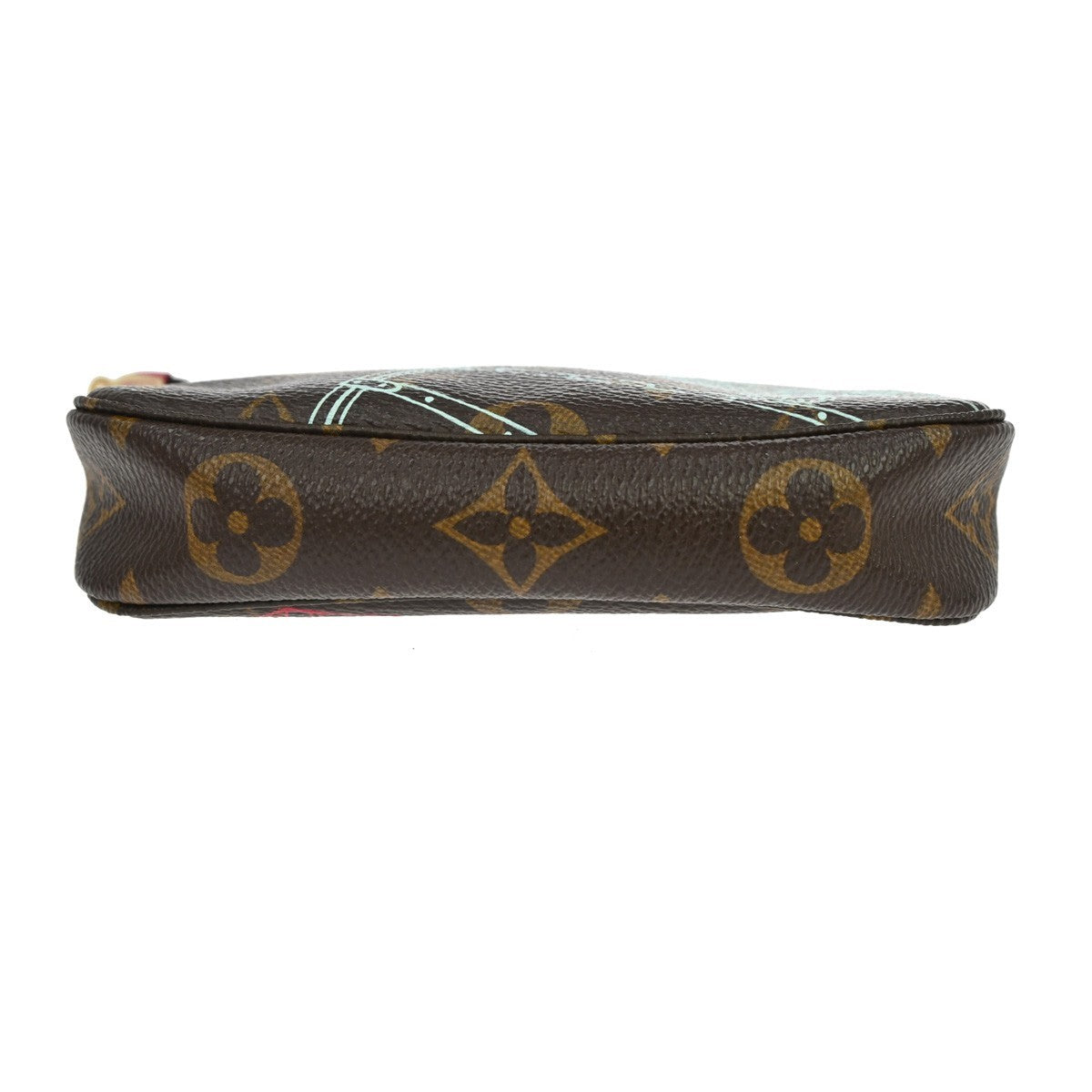 Louis Vuitton Mini Pochette Limited Brown Canvas Clutche & Pouche Bag (Pre-Owned)